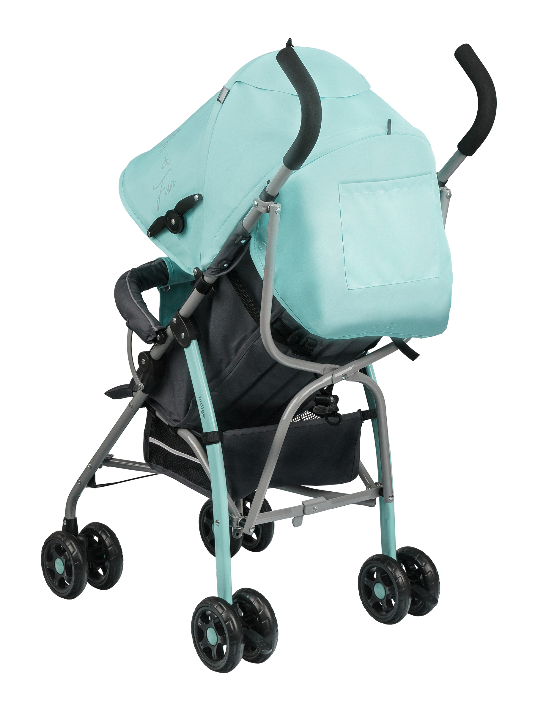 Коляска прогулочная Indigo Bono морская волна - фото 11