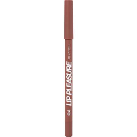 Карандаш для губ Love Generation Lip Pleasure гелевый, стойкий, тон 06 коричневый, 1,35 г