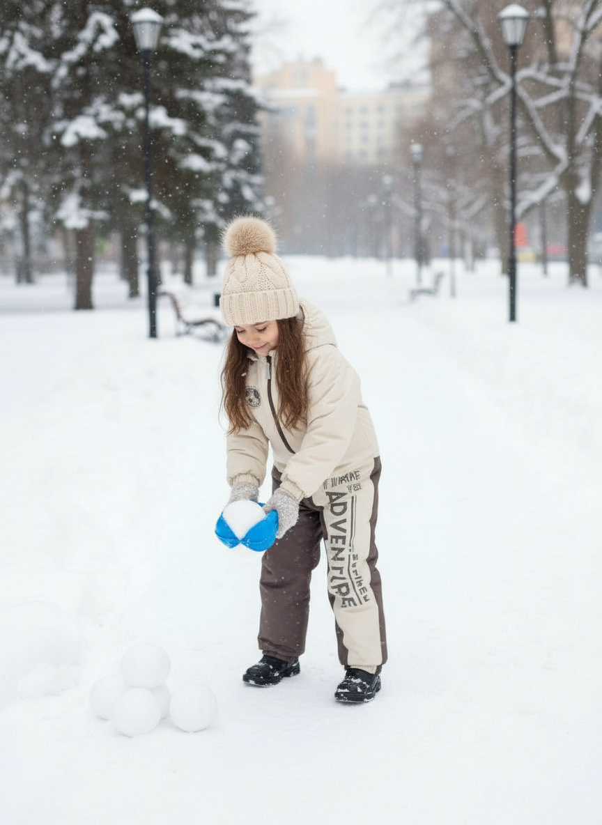 Комбинезон Arctic kids 30-038 капучино - фото 4
