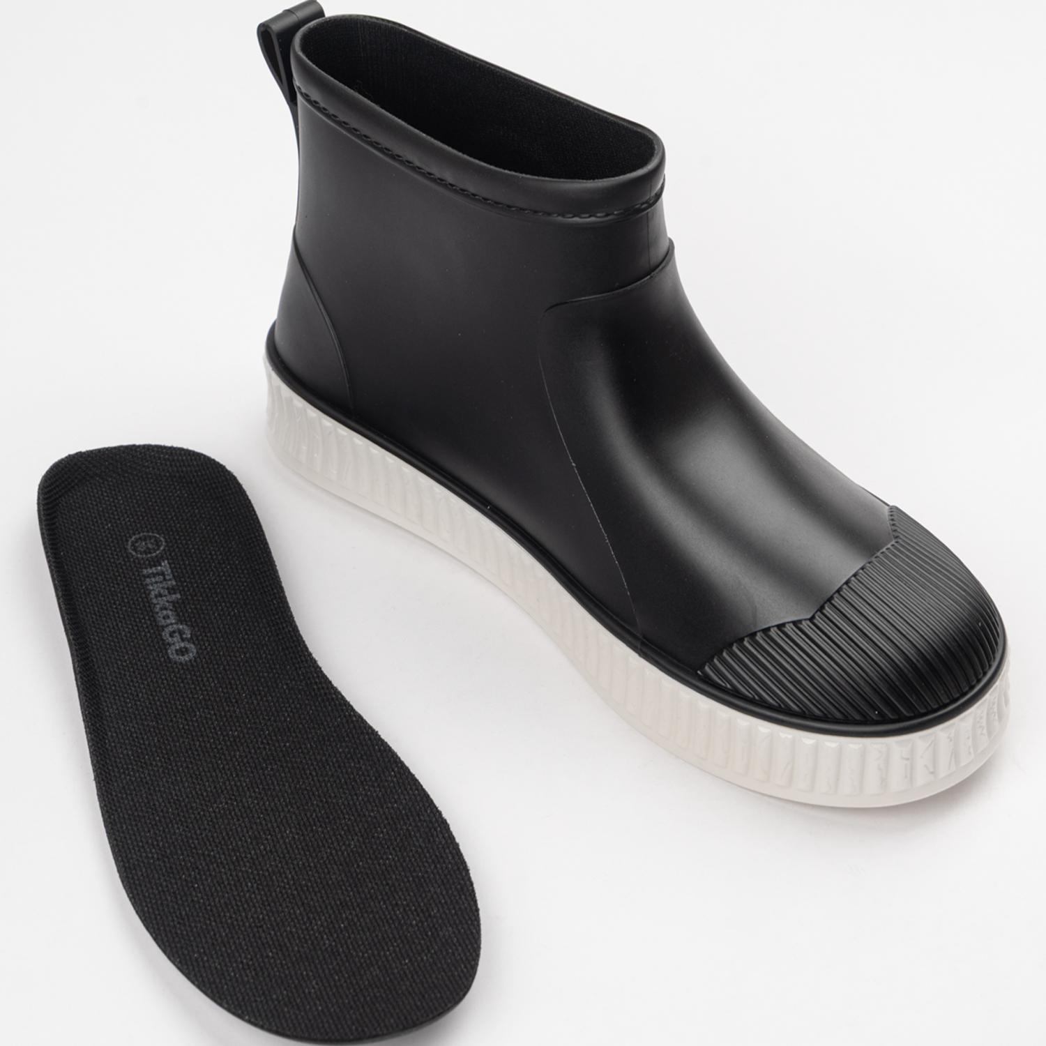 Резиновые сапоги TikkaGo 8U02_2432_black-white - фото 5