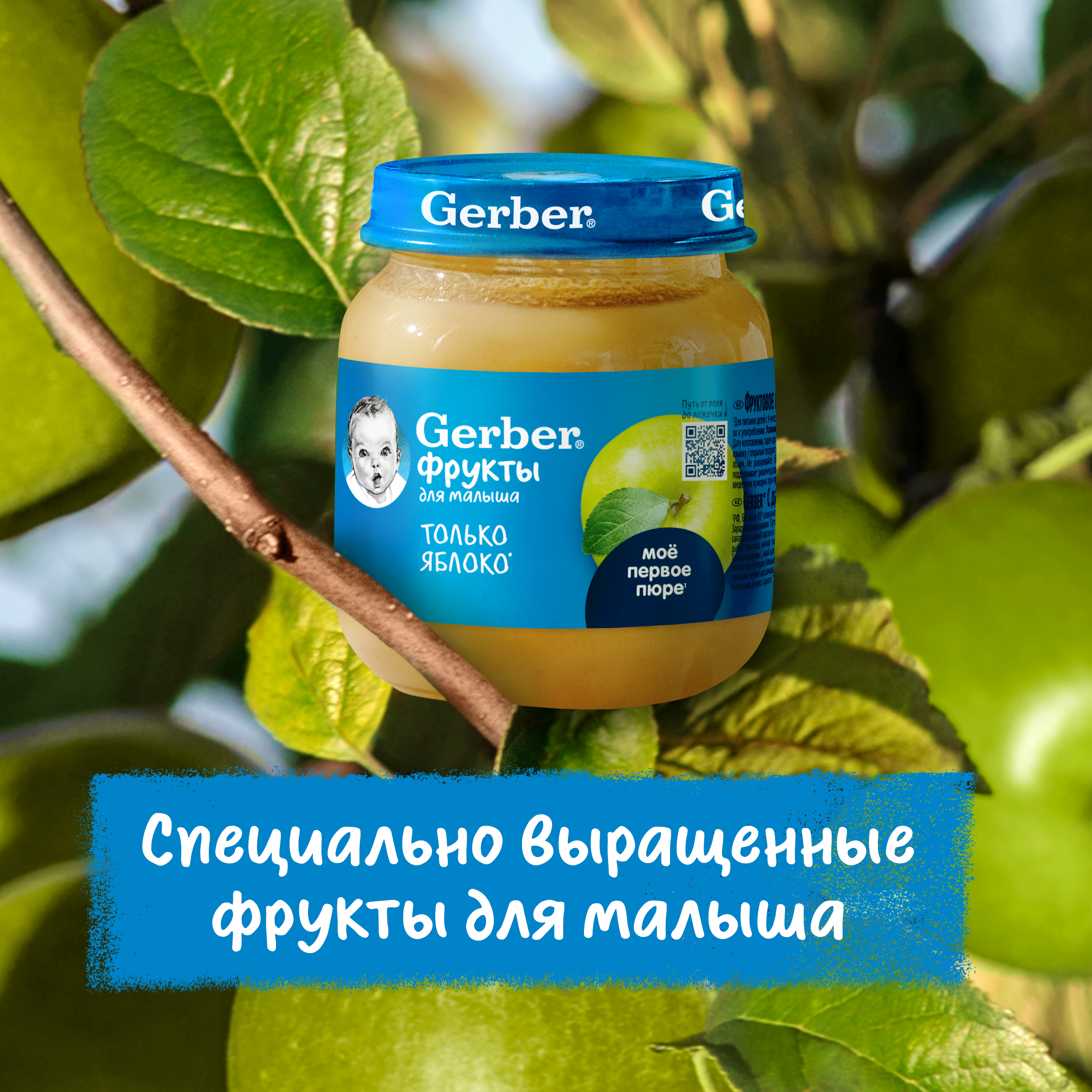 Пюре Gerber Яблоко с 4 мес 125 г - фото 5