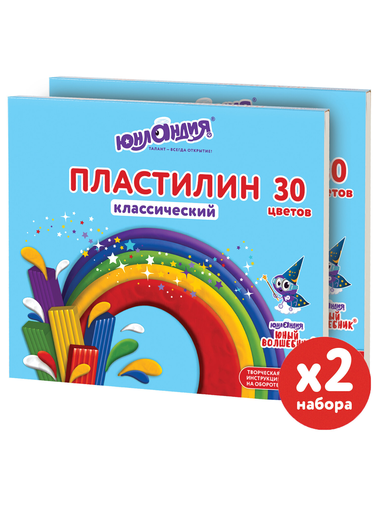 Пластилин Юнландия 30 цв. - фото 2