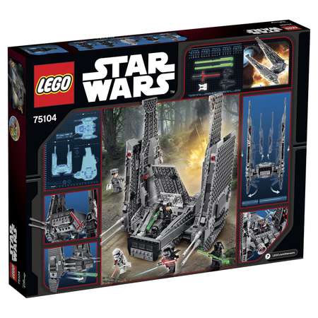 Конструктор LEGO Star Wars Командный шаттл Кайло Рена блочный