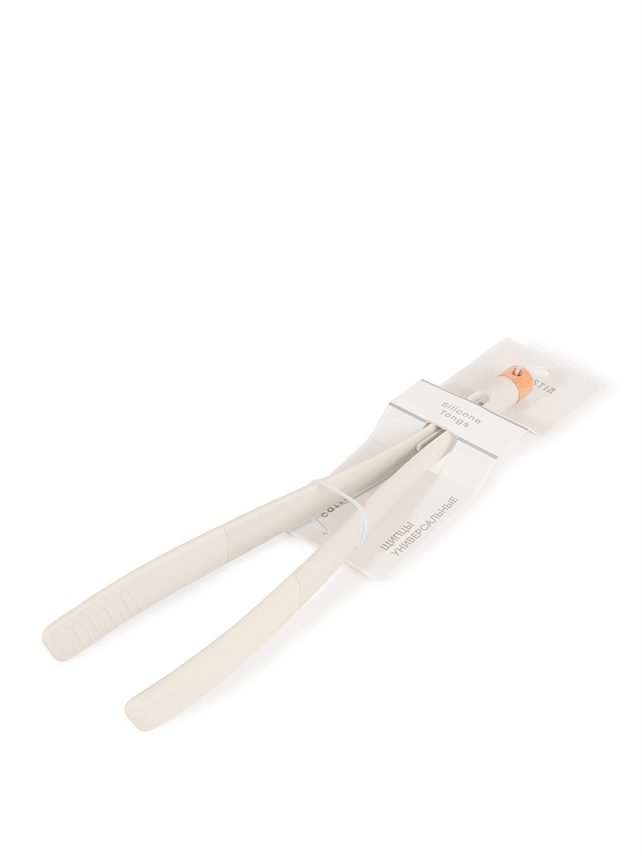 Щипцы кухонные универсальные DeNASTIA Силвуд 32x2.5x8 см силикон бук молочный A000352 - фото 6