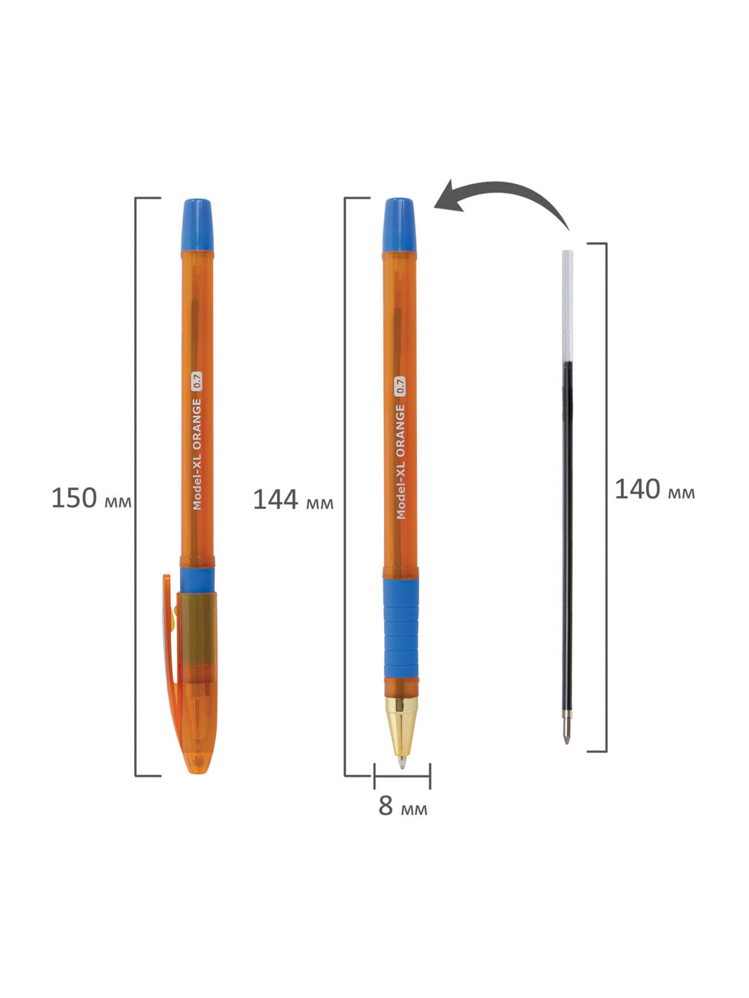 Ручка шариковая Brauberg 12 шт. - фото 16