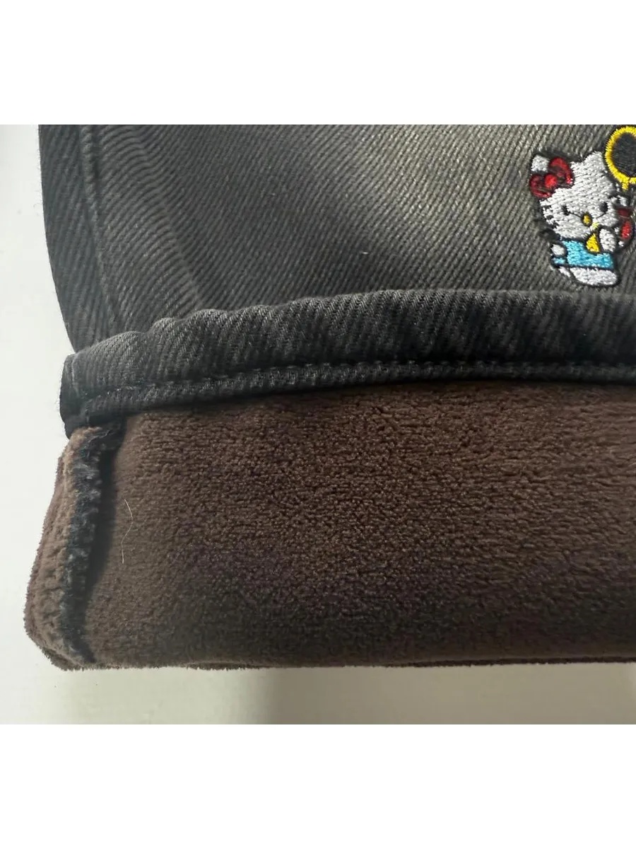 Полукомбинезон iUkoworld Джинсовый полукомбинезон детский утепленный - фото 3