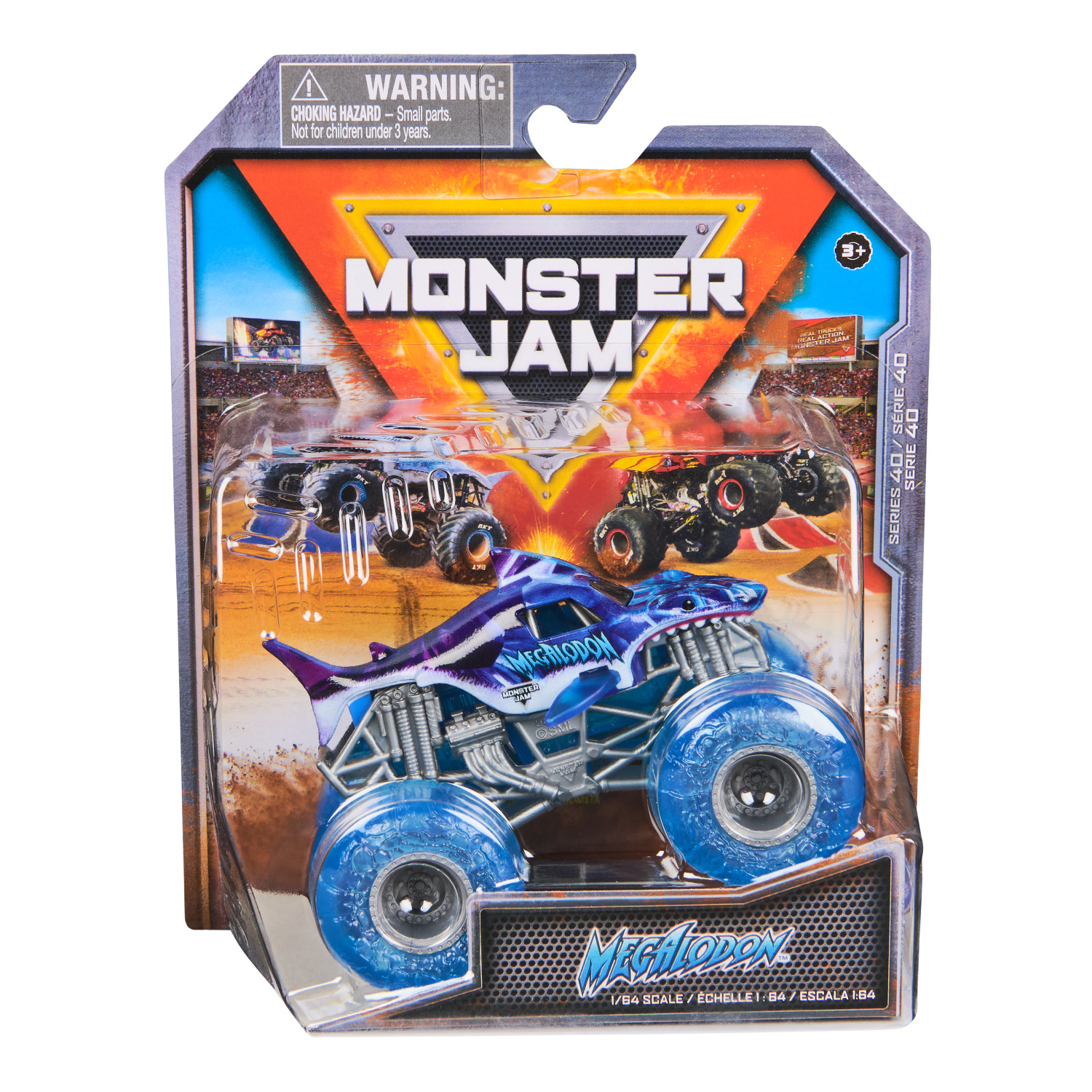 Монстр-трак Monster Jam Megalodon 1:64 65983 - фото 3