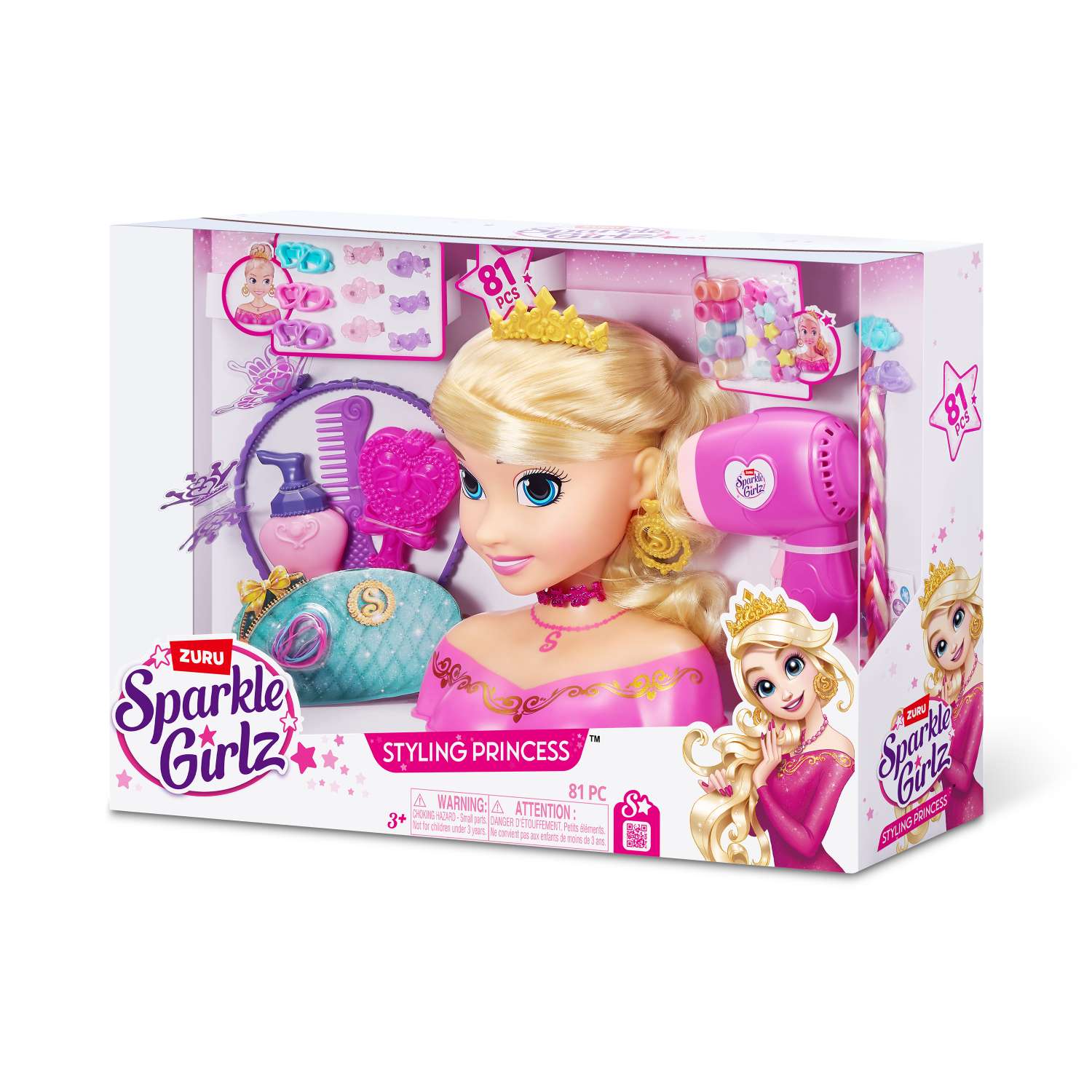 Игрушка Zuru Sparkle Girlz торс для причесок - фото 11