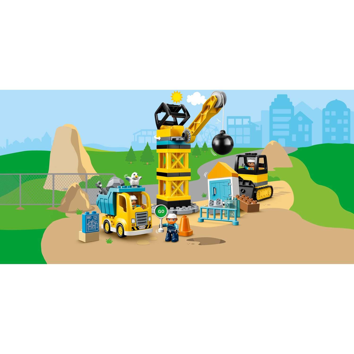 Конструктор LEGO DUPLO Шаровой таран блочный - фото 12