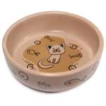 Миска для кошек Triol Кошечка 0.35л 30231037