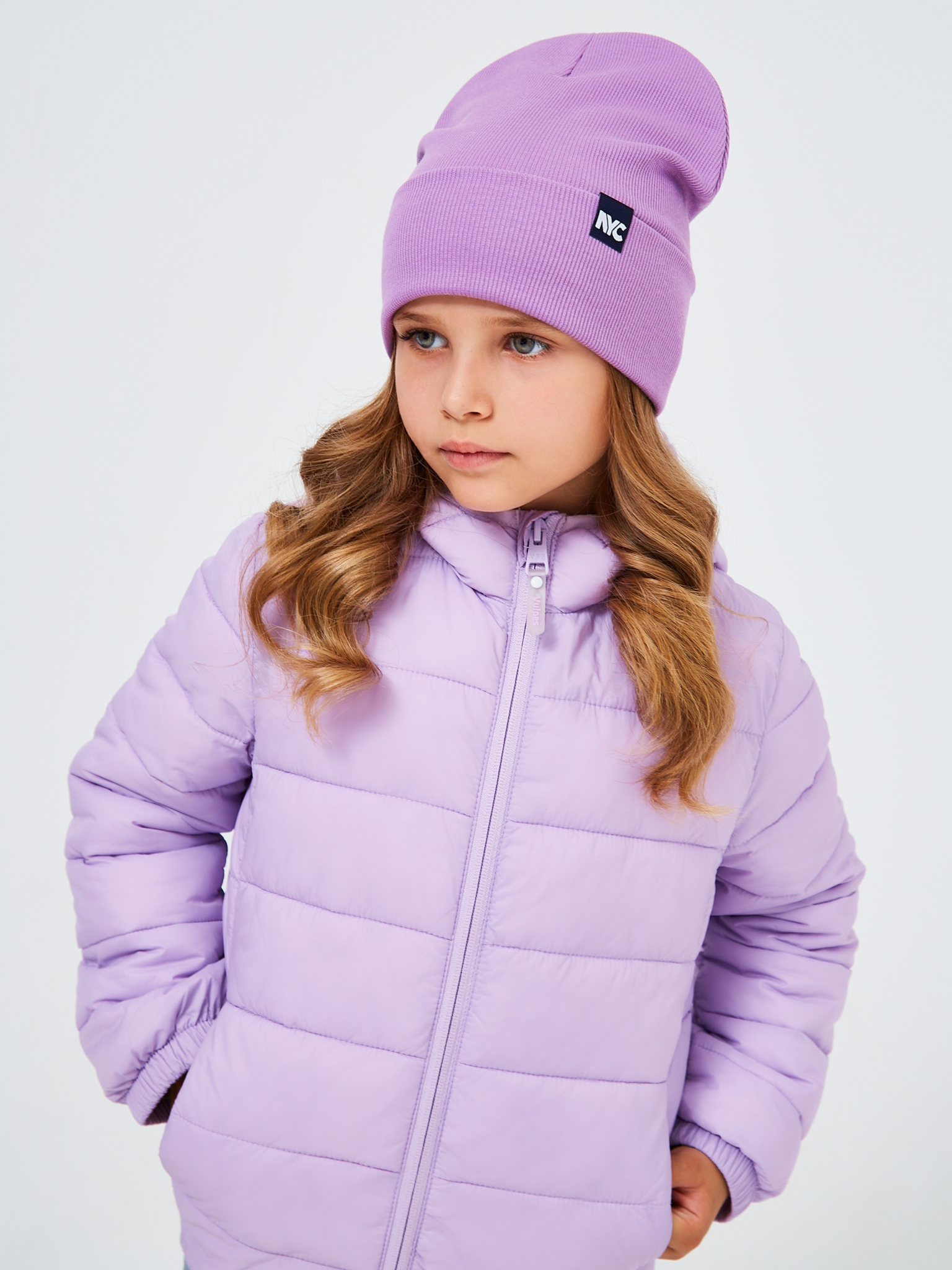 Шапка NYCkids NYC-H-070-KashG-purp - фото 13