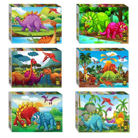Пазл Step Puzzle Динозавры классический в ассортименте