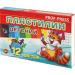 Пластилин Prof-Press 12 цв.