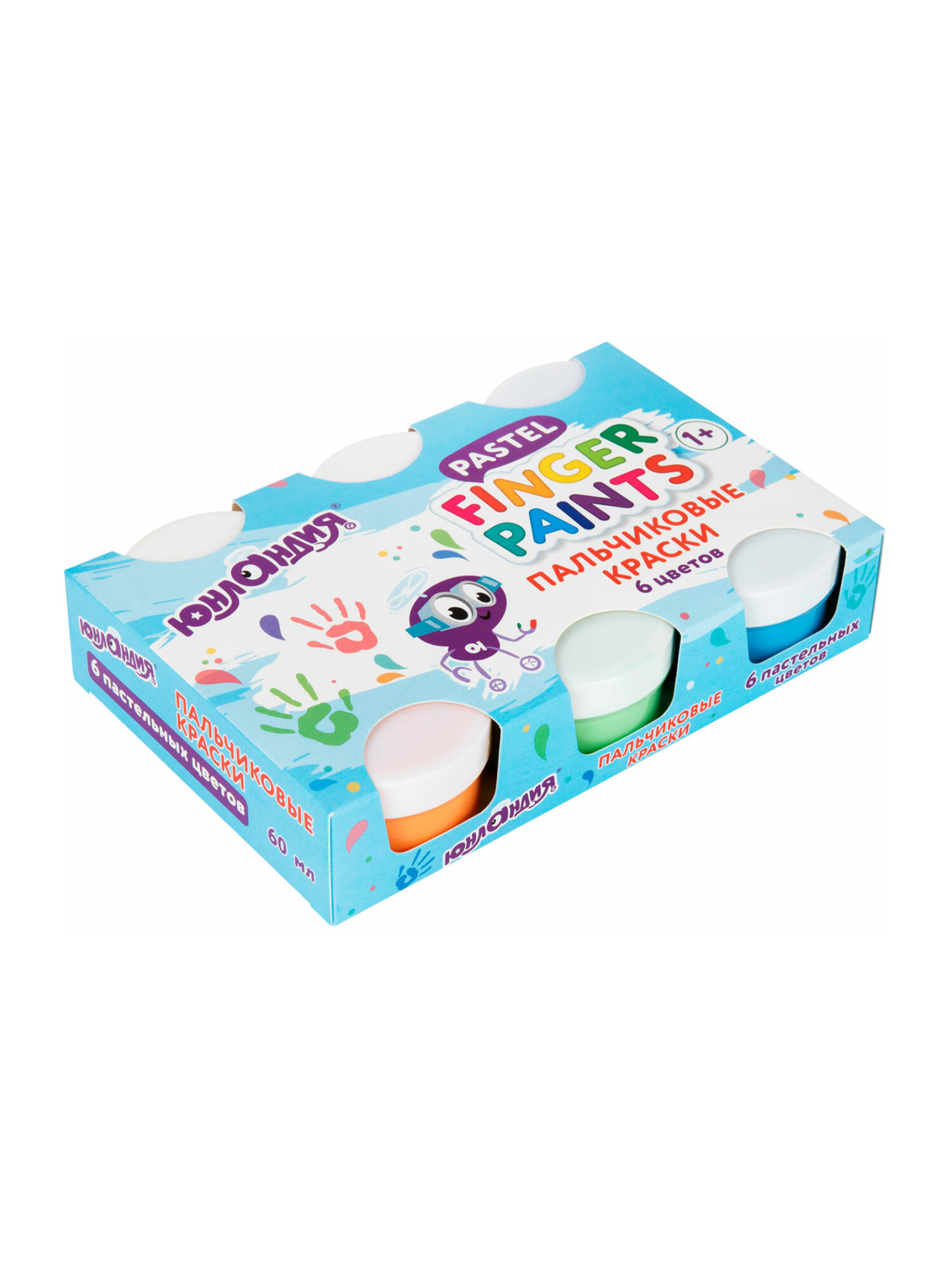 Краски пальчиковые Юнландия 6 цв. - фото 9