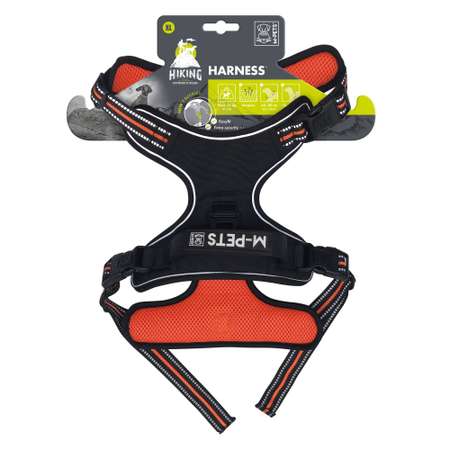 Шлейка для собак M-Pets XL Оранжевый-Черный 10822999