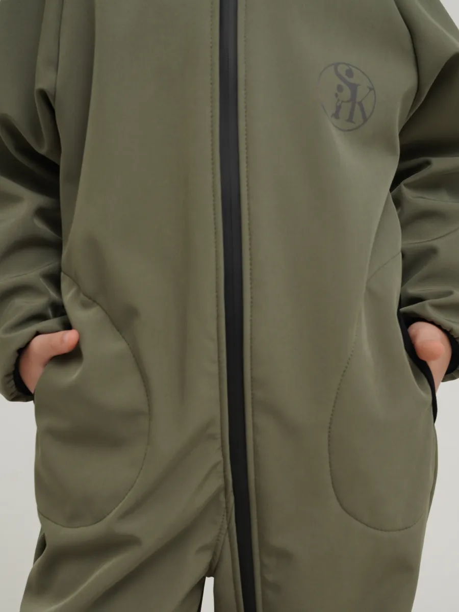 Комбинезон Супер Пупс Комб/сф/окант/оливковый - фото 24