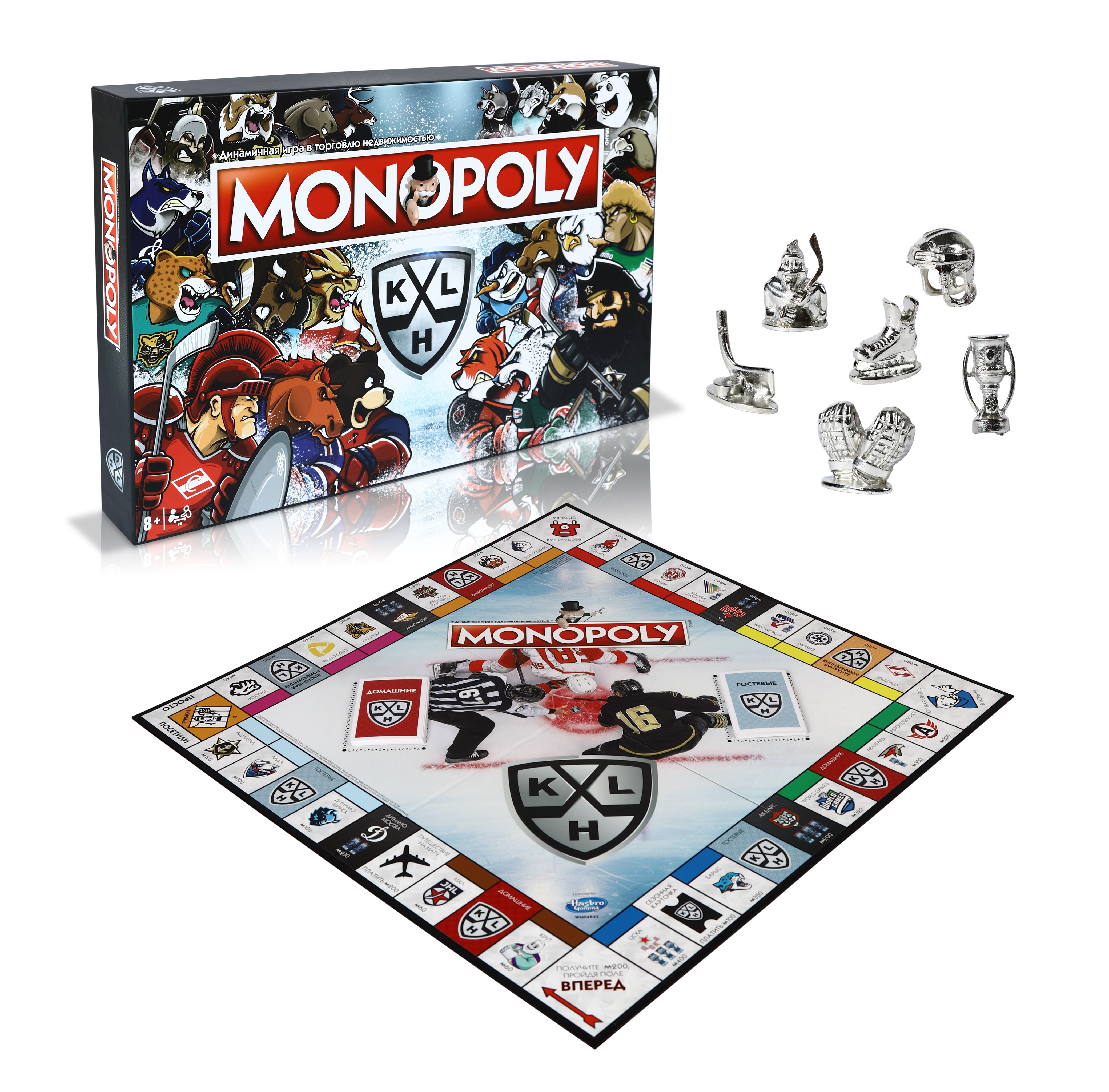 Настольная игра HASBRO (GAMES) Monopoly КХЛ Маскоты - фото 4
