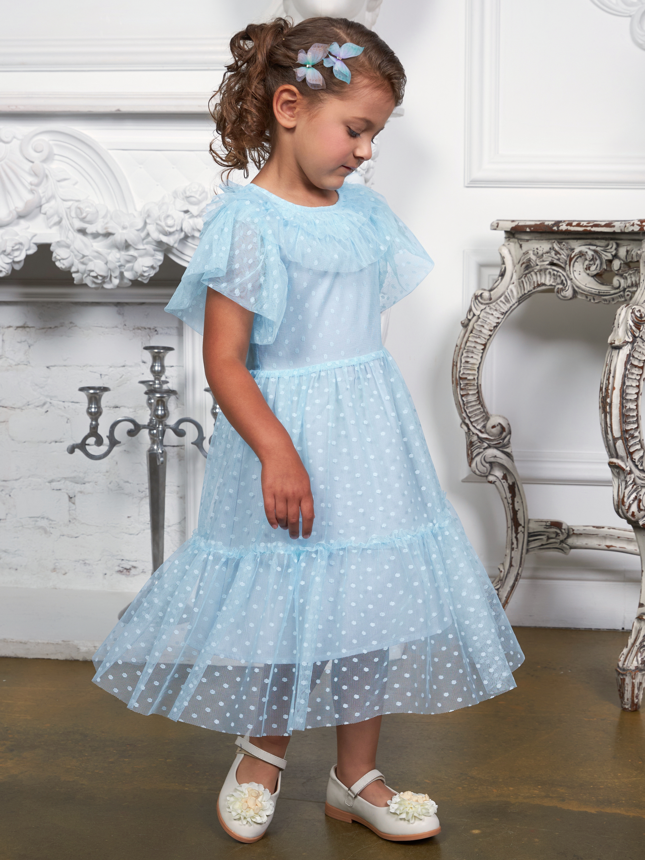 Платье ME WE KG225-W601-192_Голубой - фото 3