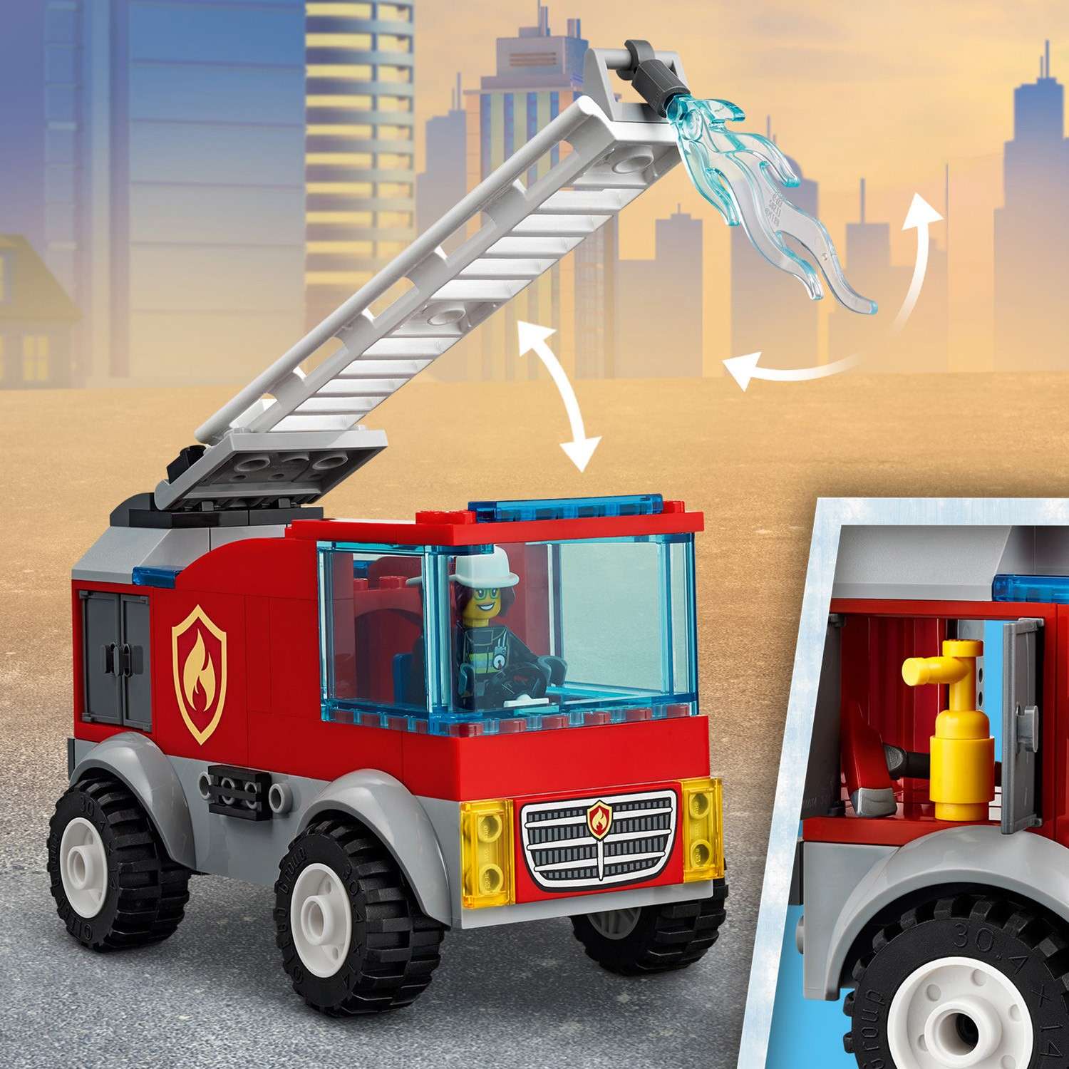 Конструктор LEGO City Fire Пожарная машина - фото 10