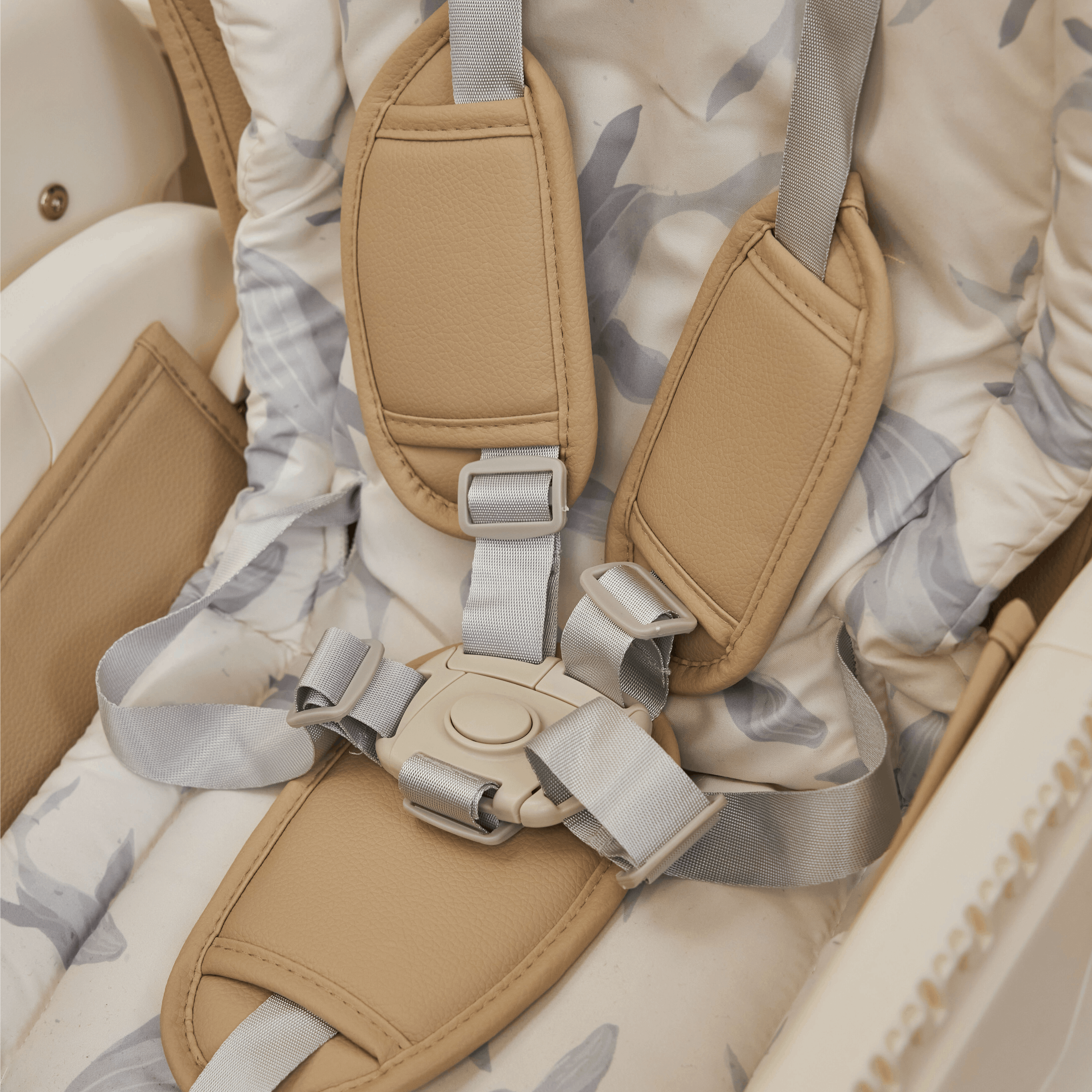 Стульчик для кормления UNIX Kids Ocean бежевый - фото 26