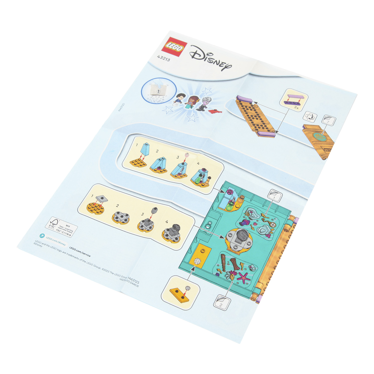 Конструктор LEGO Disney Princess The Little Mermaid Story Book блочный - фото 12