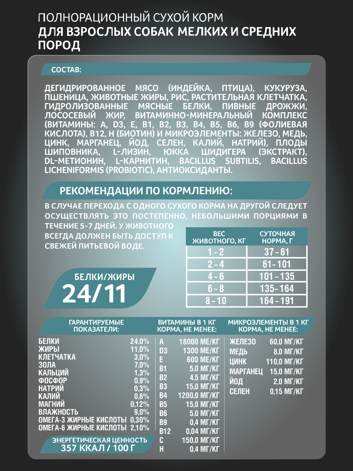 Корм сухой Зоогурман Urban Life Индейка 1,2 кг - фото 4