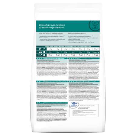 Корм для собак HILLS 1.5кг Prescription Diet w/d Digestive/Weight Management при диабете с курицей сухой