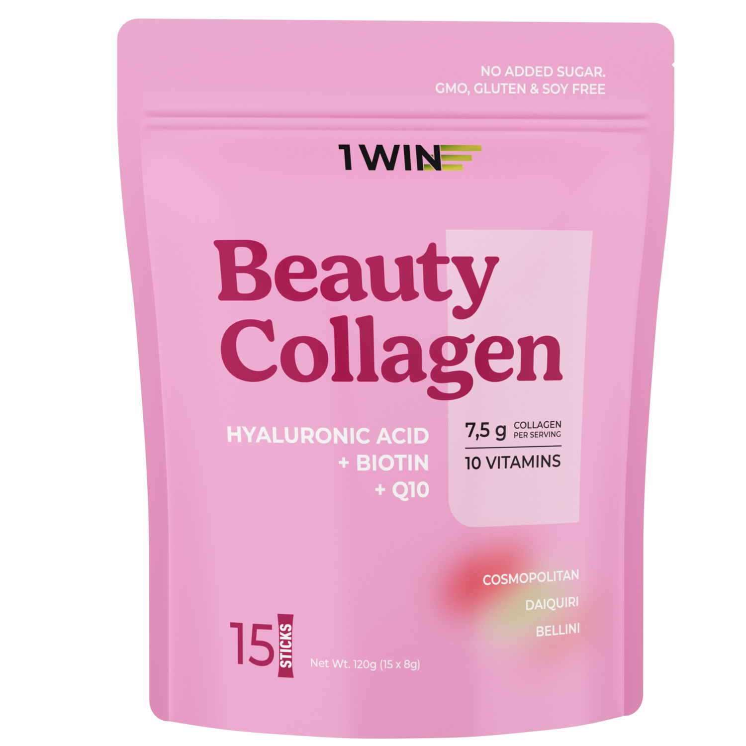 Коллаген в стиках 1WIN Beauty Collagen mix Вкусы: 8г 15 стиков - фото 1