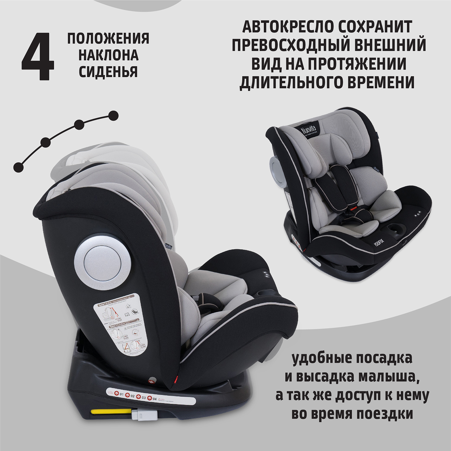 Автокресло Nuovita Isofix 1/2/3 (9-36 кг) - фото 7