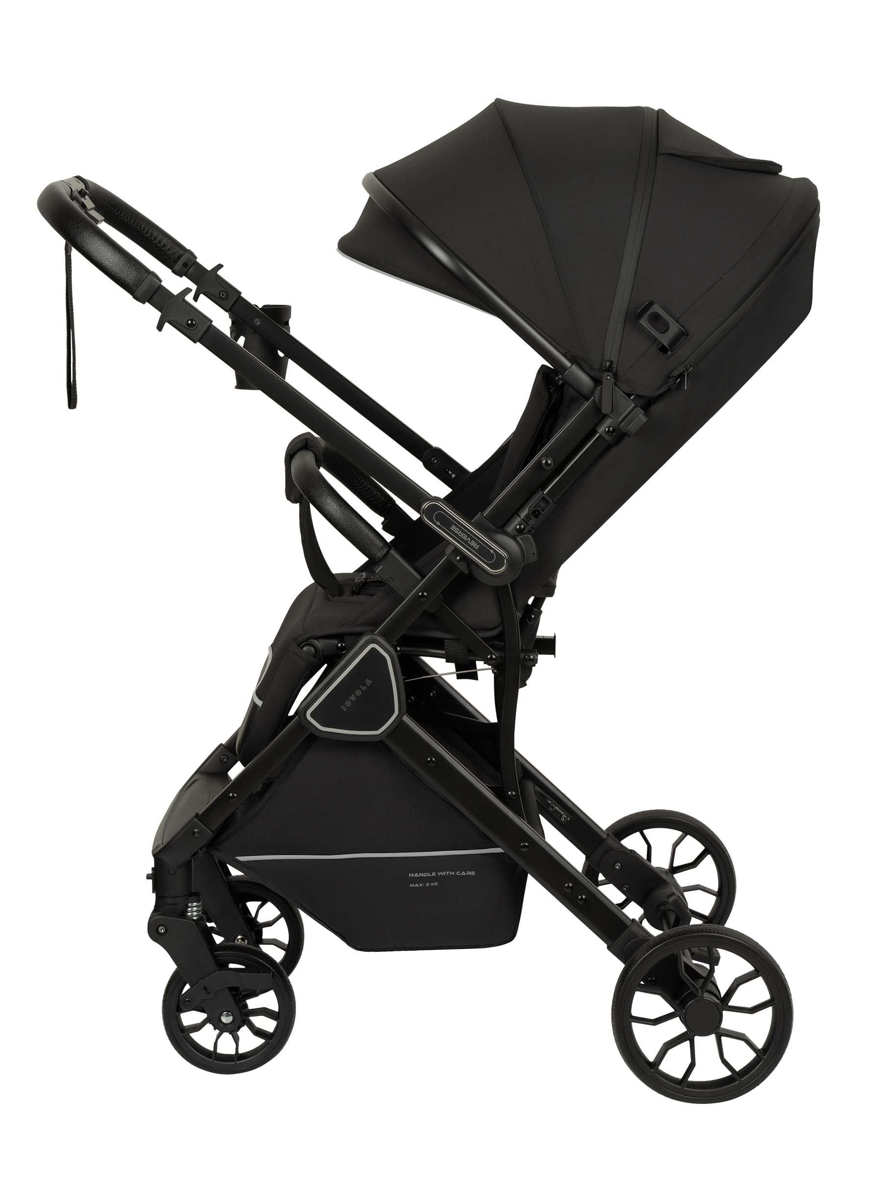 Коляска прогулочная JOVOLA Storm черный - фото 21