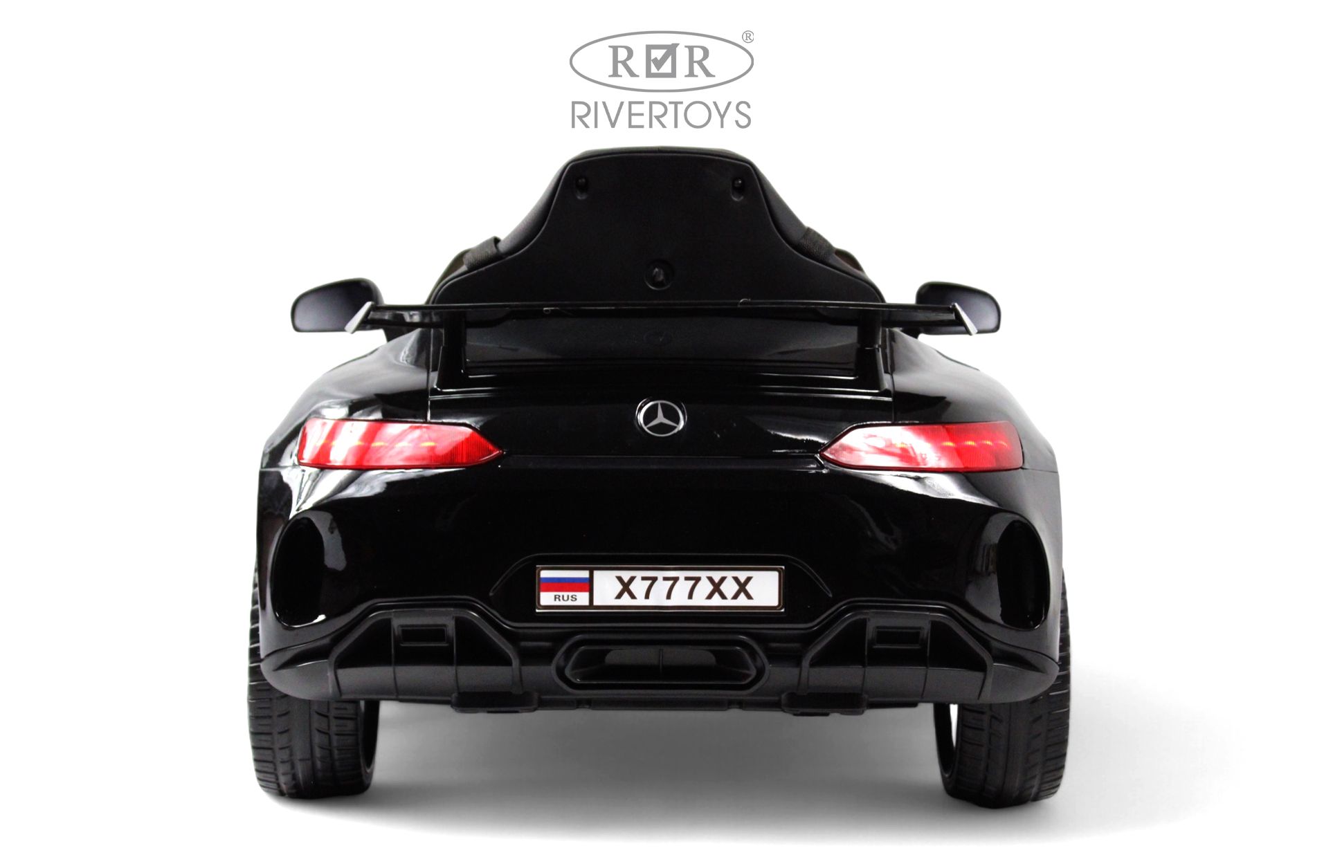 Электромобиль RIVERTOYS Mercedes X777XX-AMG-BLACK-GLANEC С пультом ДУ - фото 16