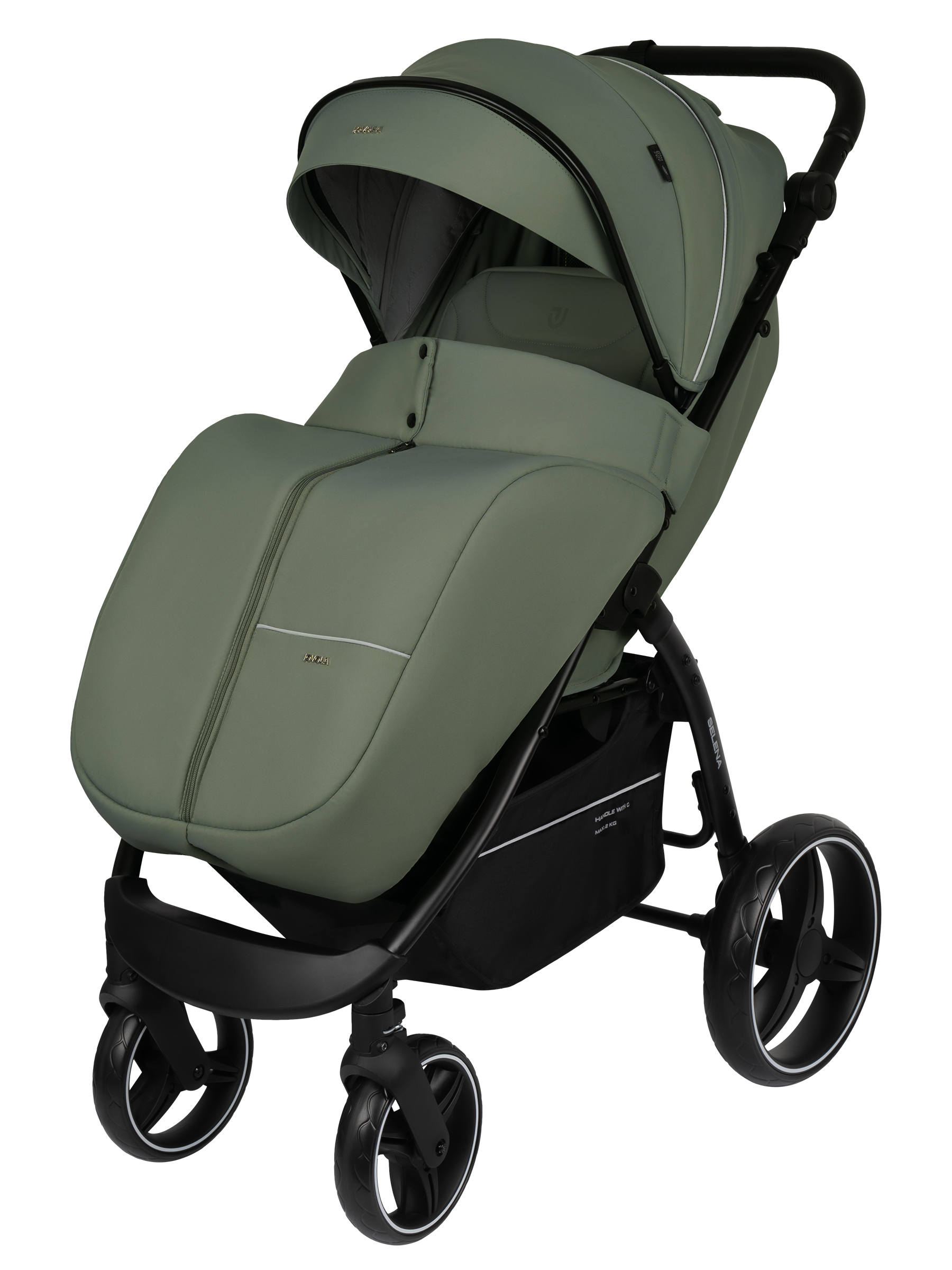 Коляска прогулочная JOVOLA SELENA 2026 всесезонная зеленый - фото 2