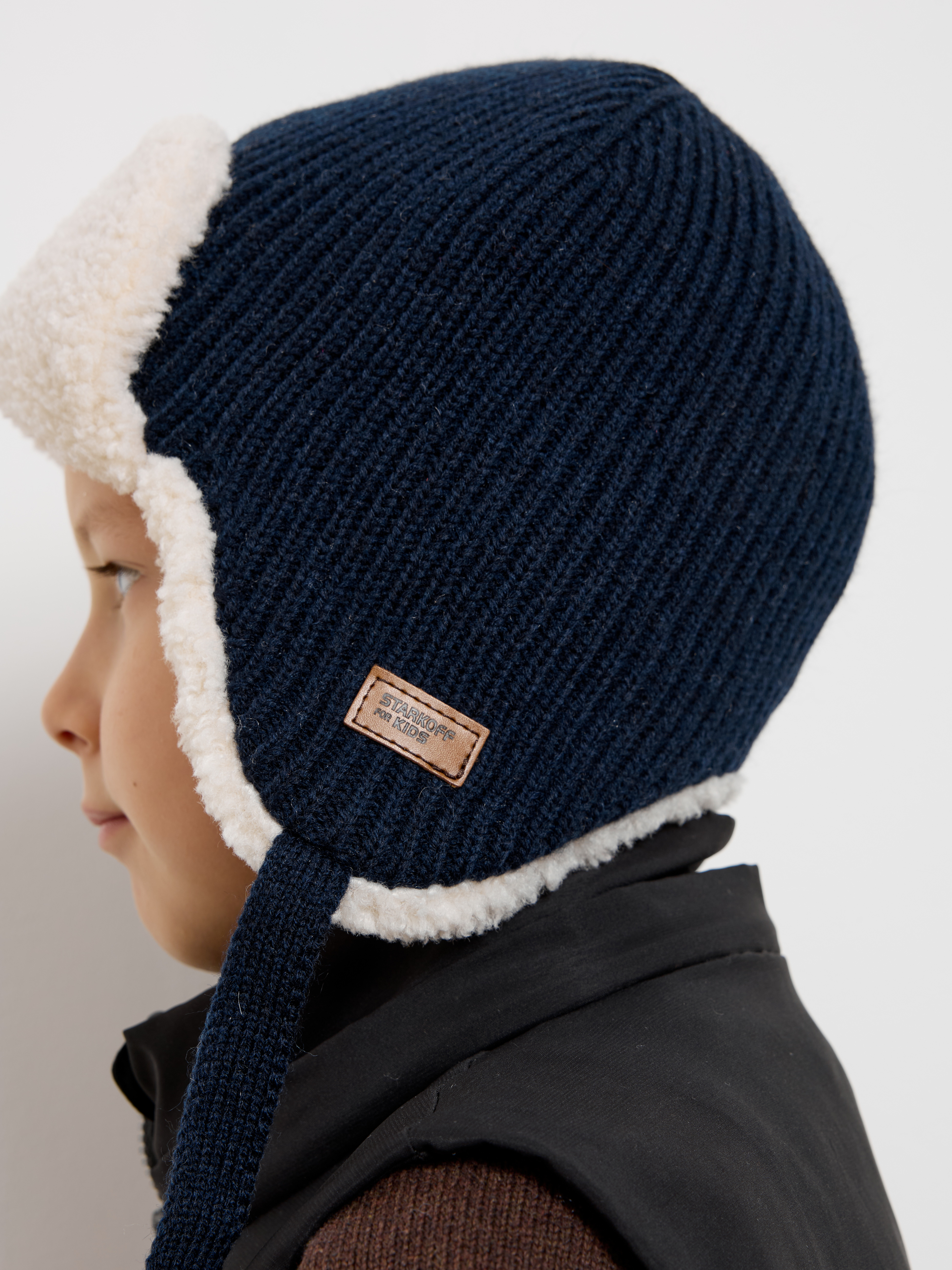 Шапка-ушанка Starkoff Kids Д301109 - фото 2