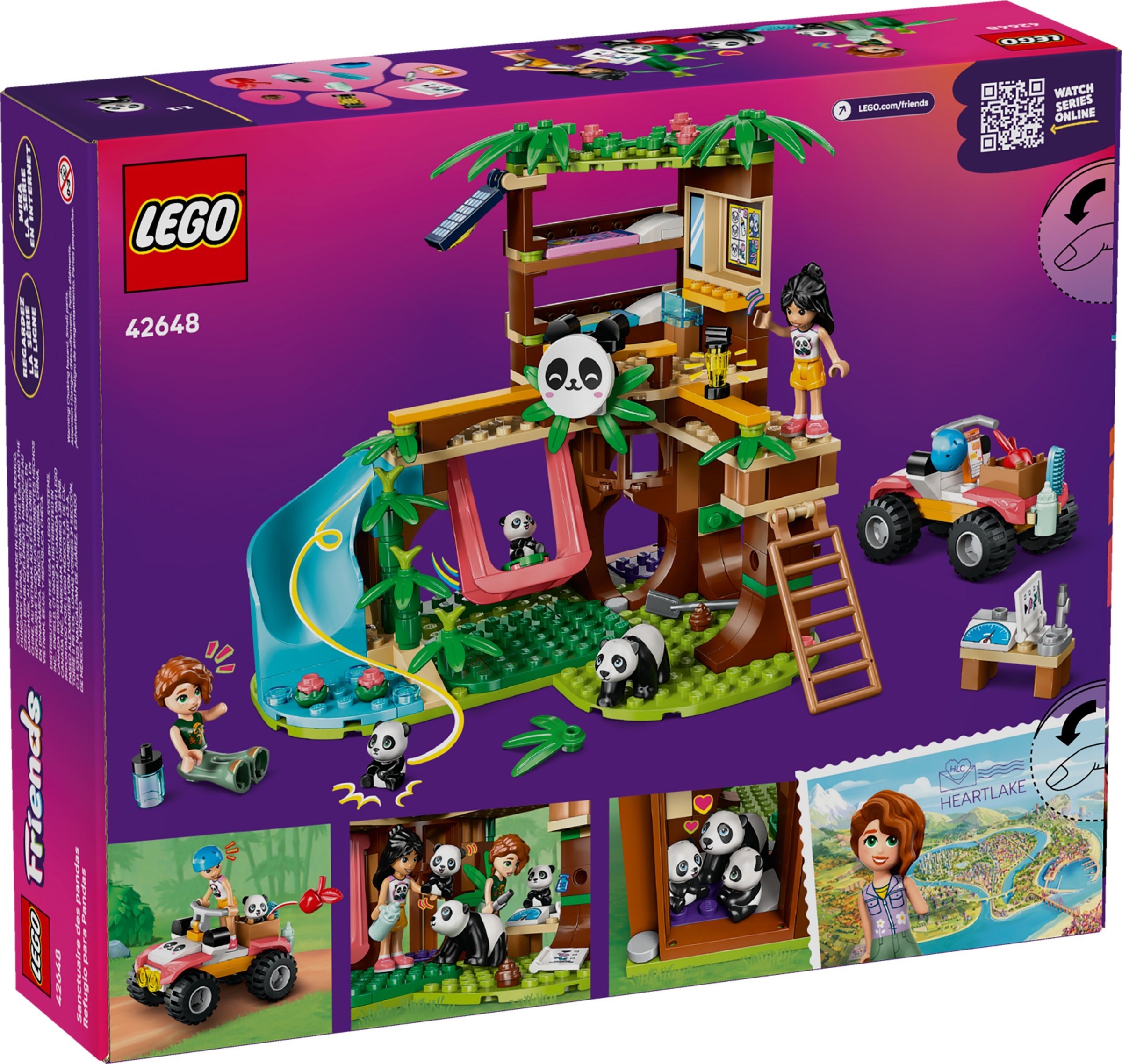 Изображение товара Конструктор LEGO Friends Уход за пандами и деревенским заповедником