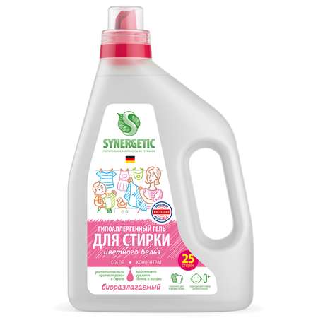 Гель для стирки Synergetic Color с 0месяцев 1.5л