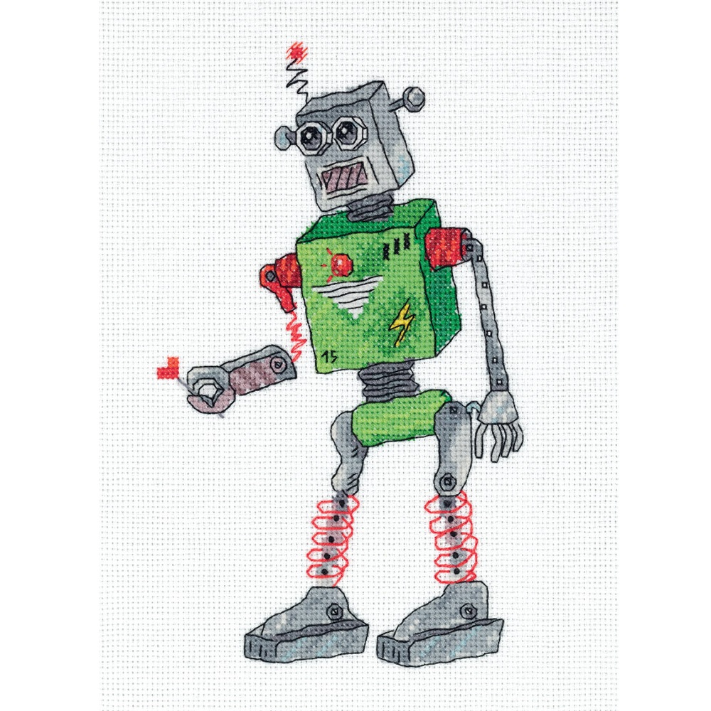 Набор для творчества Klart вышивание Робот - фото 2