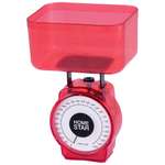 Весы кухонные Homestar HS-3004М механические 1кг Красные 002795