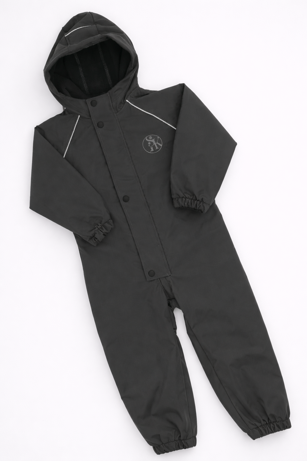 Комбинезон Супер Пупс Комб/сф/пл/темно-серый - фото 1