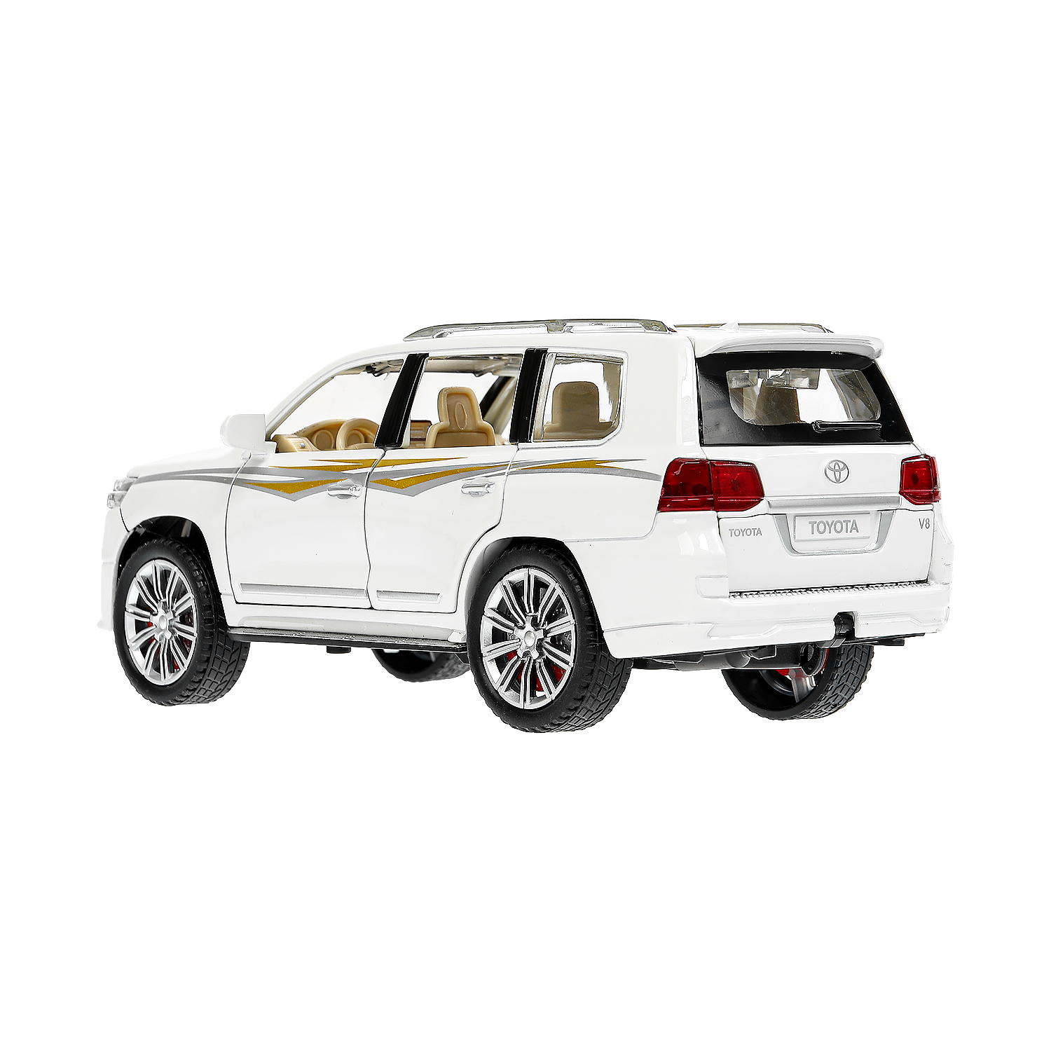 Автомобиль Технопарк Toyota Toyota Land Cruiser 1:24 384345 - фото 6
