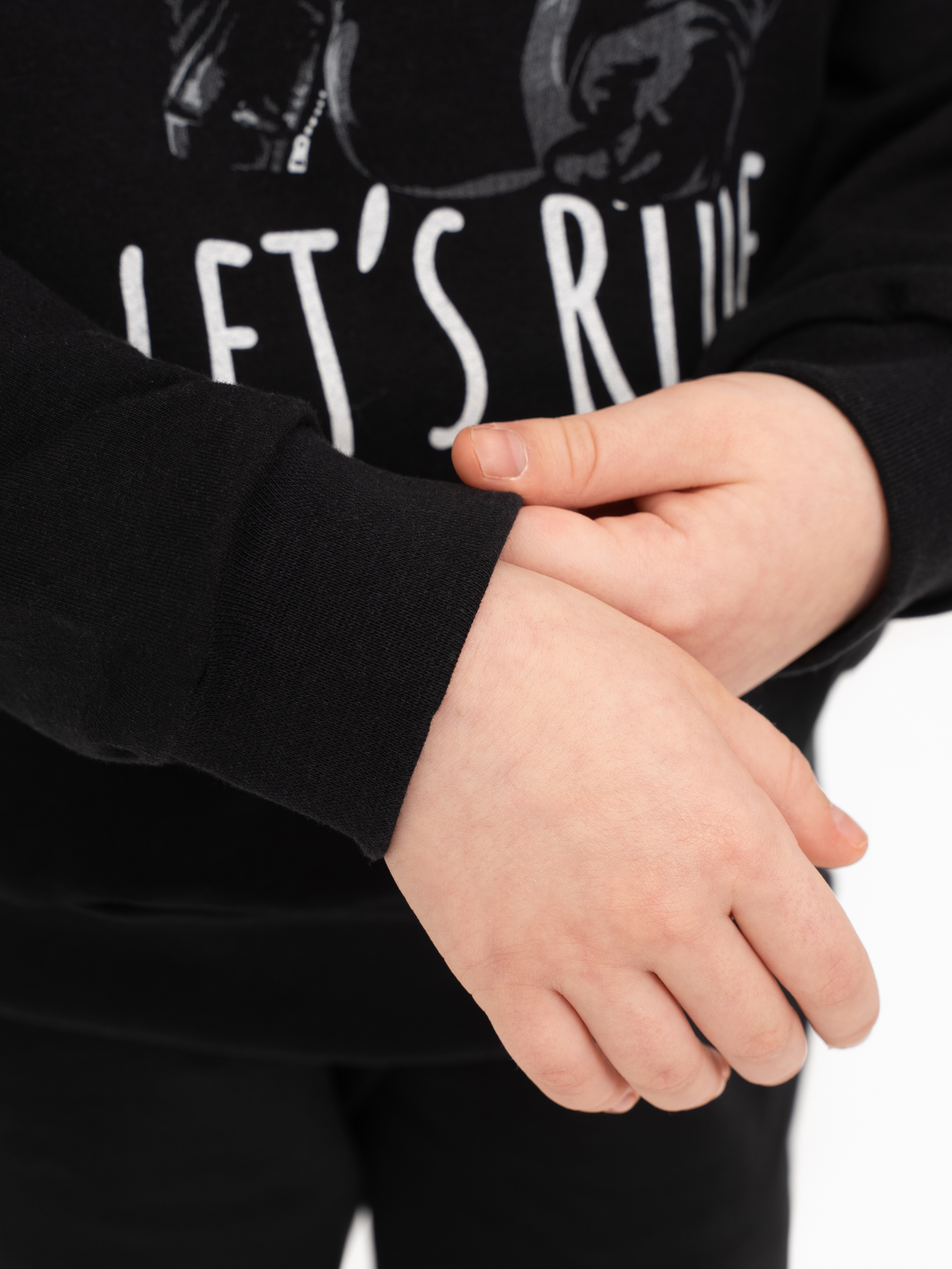 Костюм Утенок 7045г черный тедди байкер - фото 9