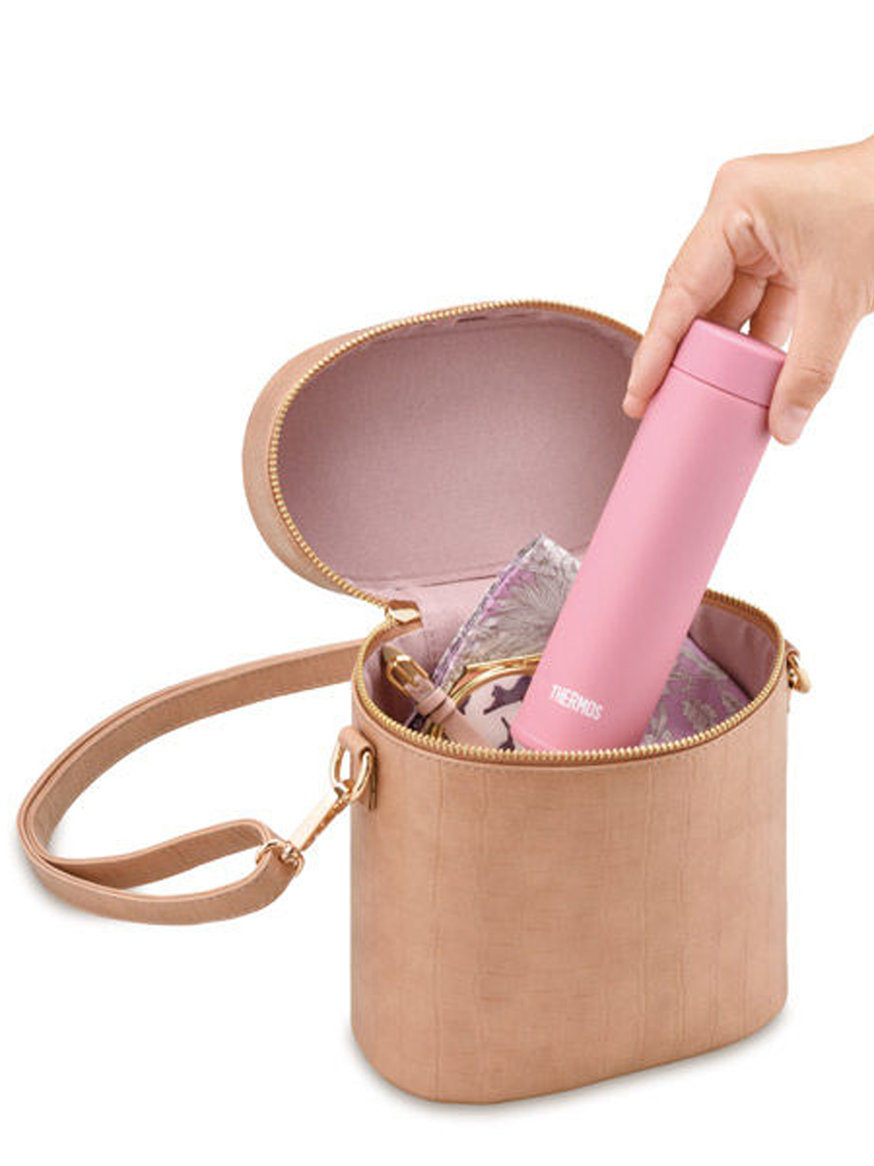 Мини-термос для кофе чая 120 мл THERMOS JOJ-120 розовый – нержавеющая сталь герметичный тепло/холод 6/8 часов - фото 10