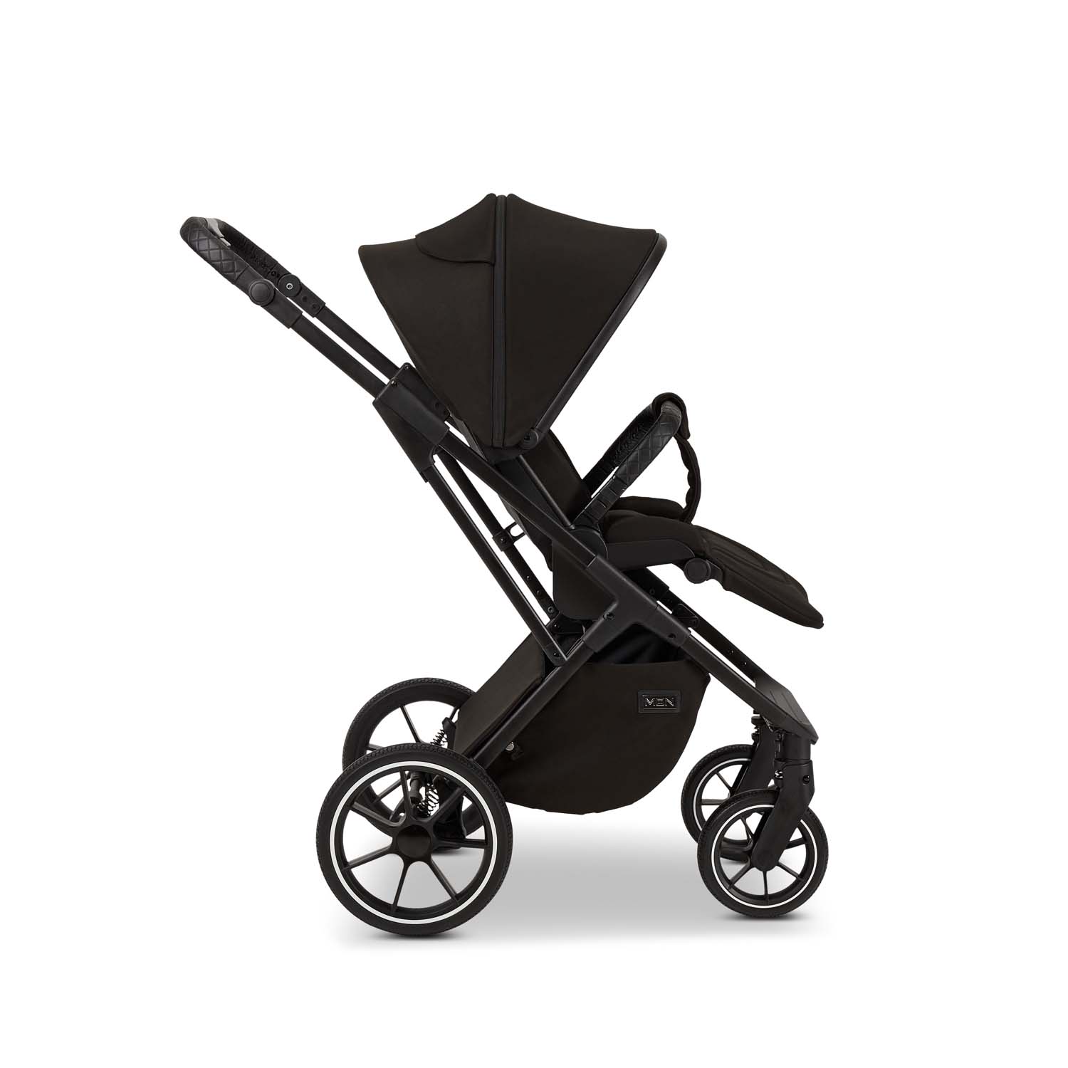 Коляска 2в1 Moon Piu Black - фото 12