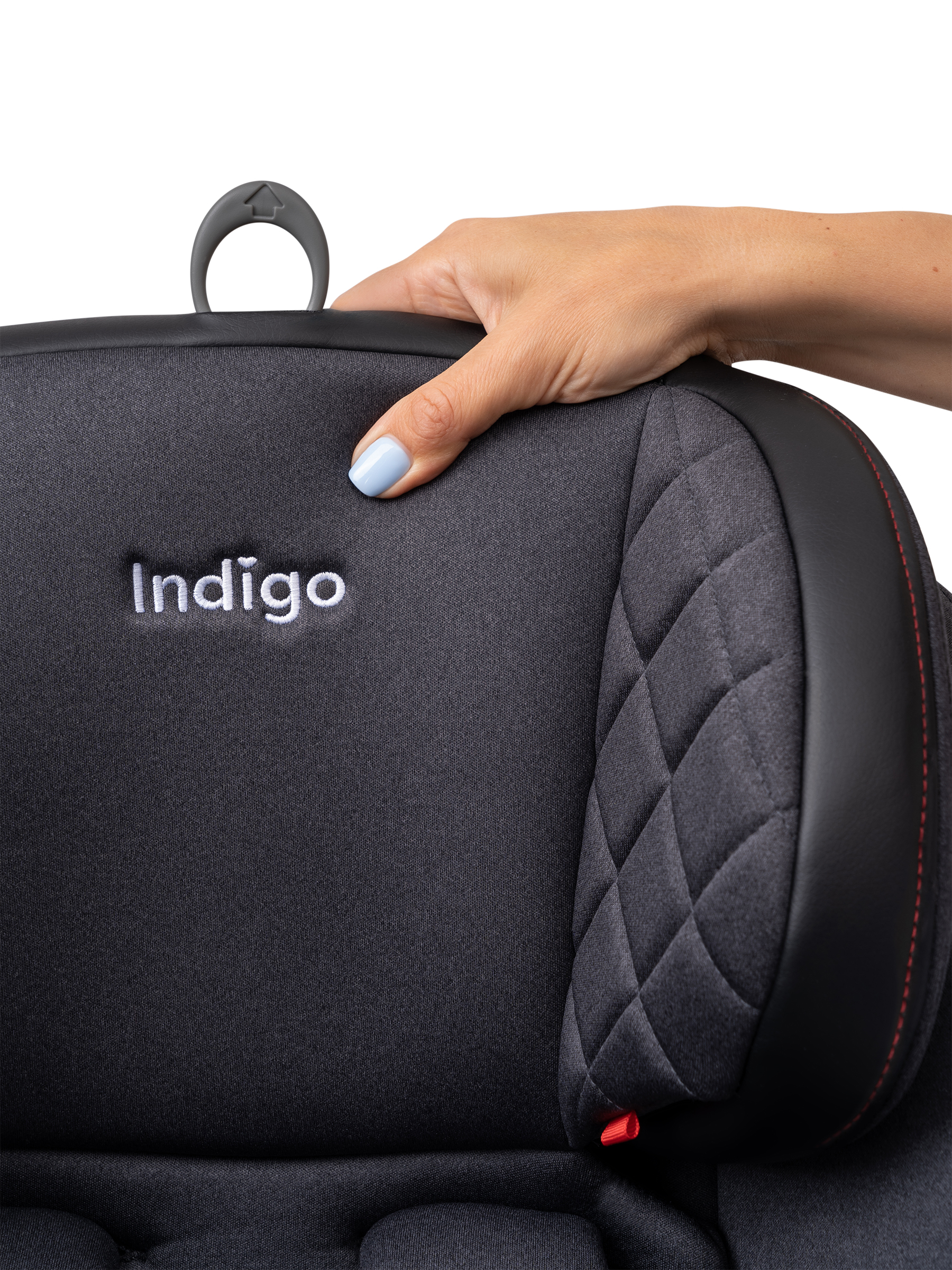 Автокресло Indigo Aero черный-красный Isofix 0+/1/2/3 (0-36 кг) - фото 35