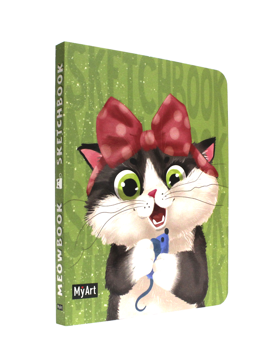 Скетчбук Проф-Пресс карманный блокнот Meowbook. А6 80 лист. 1 шт. - фото 6