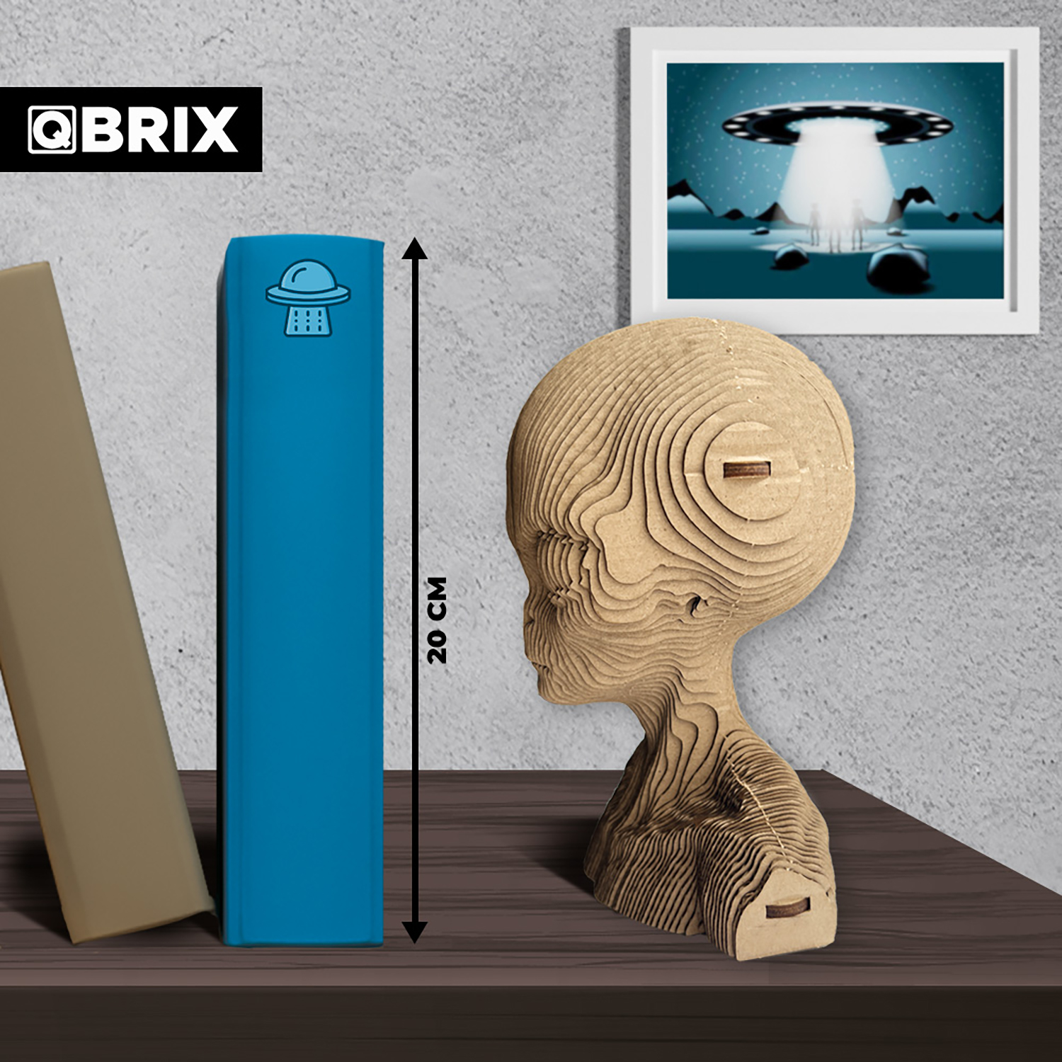 Пазл QBRIX Инопланетянин 3D - фото 6