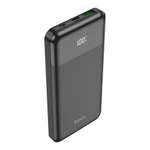Внешний АКБ hoco J102 Cool Figure 10000mAh 1xUSB 1xUSB-C 3А QC 3.0 PD20W LED Li-Pol черный