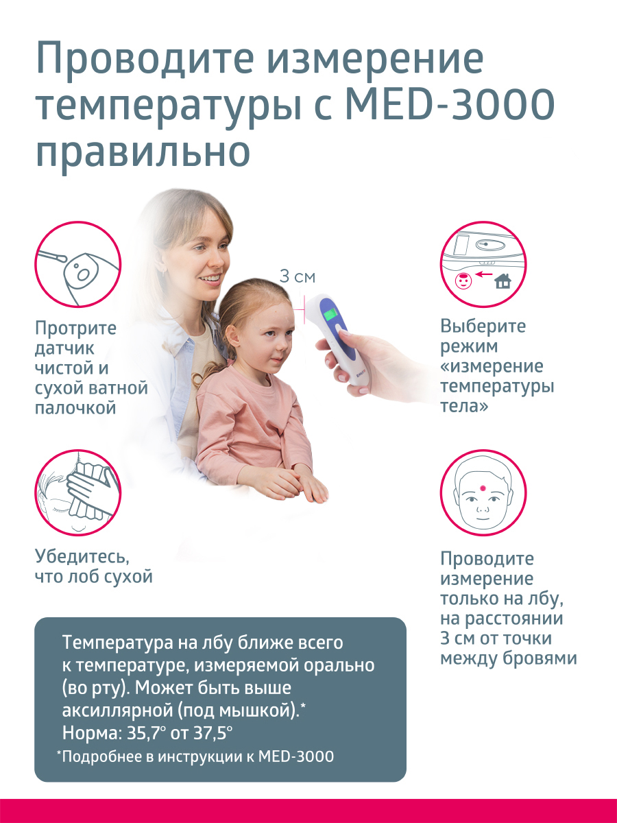 Термометр инфракрасный B.Well - фото 5