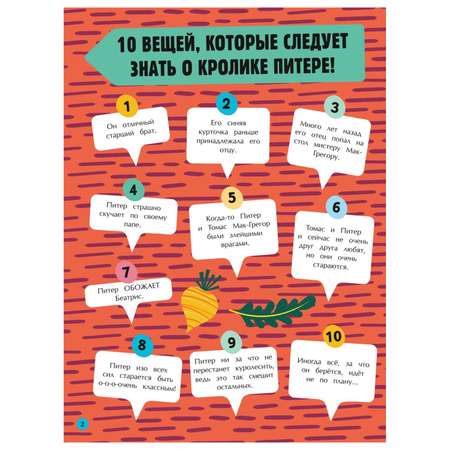 Книга Эксмо Кролик Питер урожай наклеек