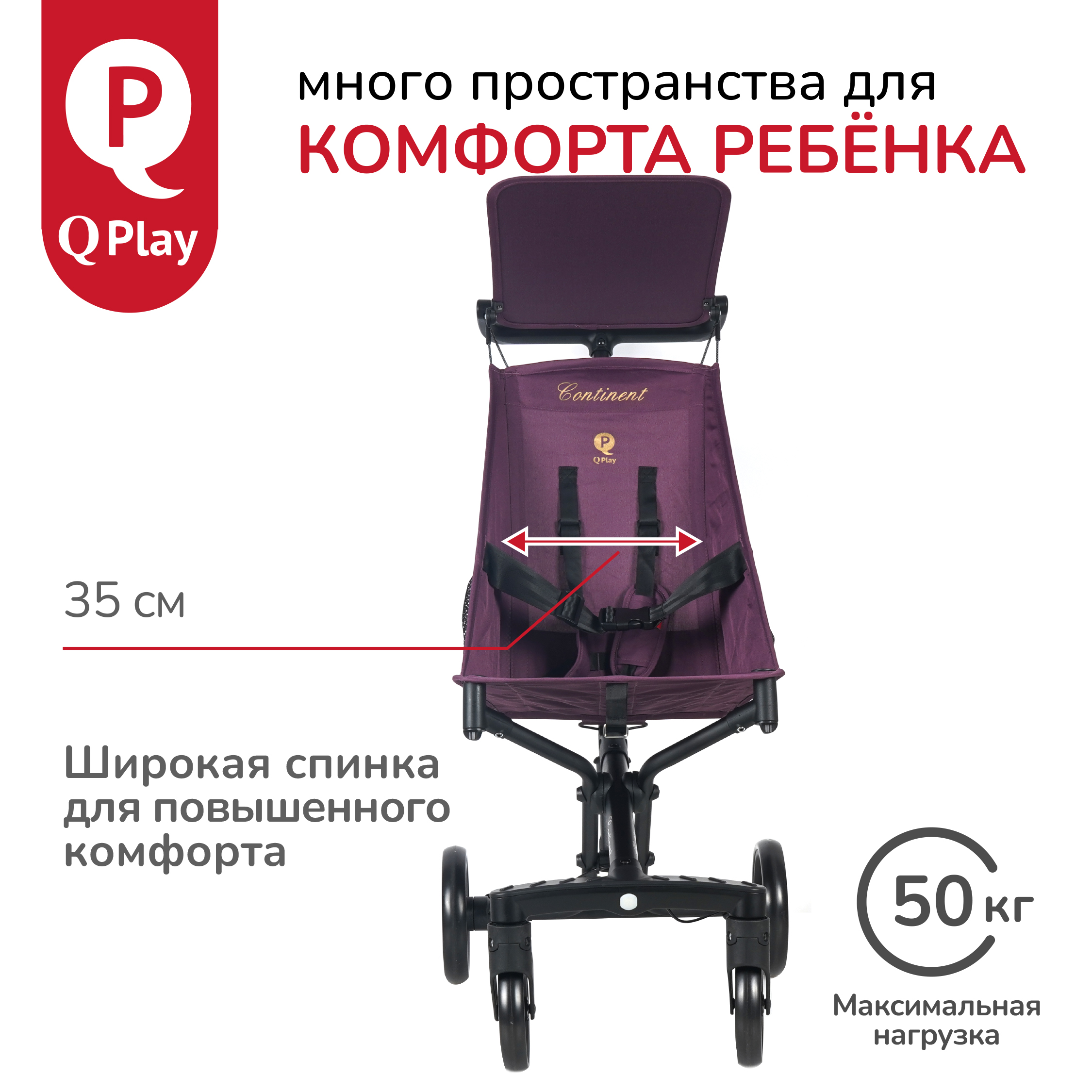 Коляска прогулочная QPLAY - фото 2