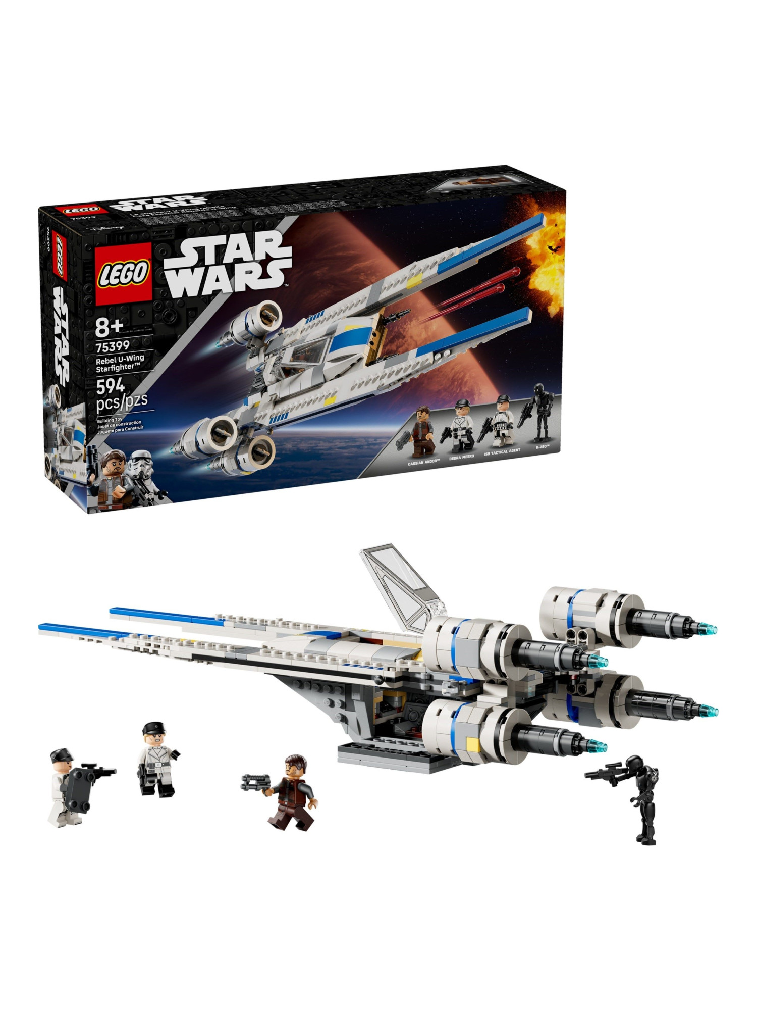 Конструктор LEGO Star Wars Истребитель U-Wing 594 дет. - фото 5